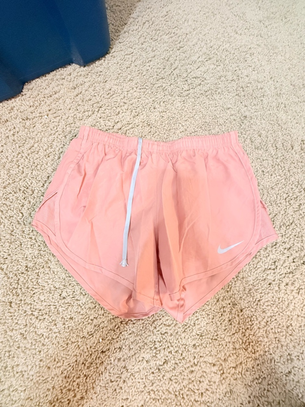 Nike Women's Coral Pink Athletic Running Shorts
